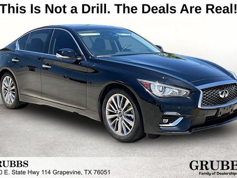 Used 2023 INFINITI Q50 Luxe w/ Cargo Package RWD image 1