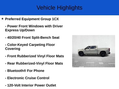 New 2026 Chevrolet Silverado 1500 Custom w/ Turbomax Blackout Package AWD/4WD image 3