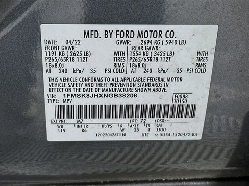 Used 2022 Ford Explorer Timberline image 12