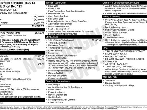 Used 2021 Chevrolet Silverado 1500 LT w/ Z71 Off-Road Package image 52