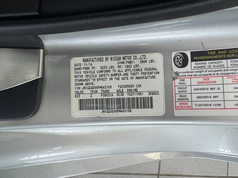 Used 2015 Nissan 370Z NISMO RWD image 58
