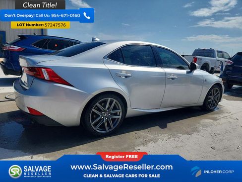 Used 2015 Lexus IS 250 w/ F-Sport Package RWD image 4