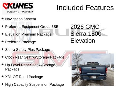 New 2026 GMC Sierra 1500 Elevation w/ Elevation Premium Package image 2