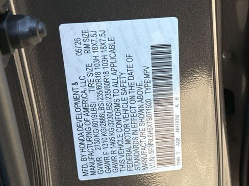 New 2026 Honda Odyssey EX-L image 28