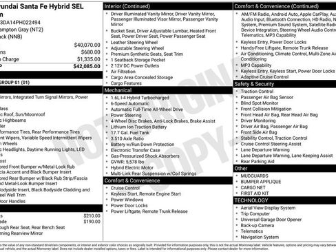 Used 2023 Hyundai Santa Fe SEL Premium image 9