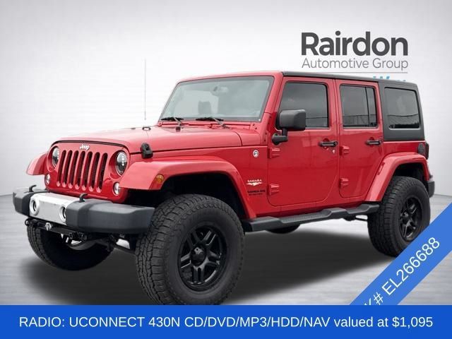 Used 2014 Jeep Wrangler Unlimited Sahara w/ Connectivity Group AWD/4WD image 3
