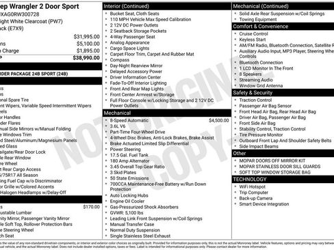 Used 2024 Jeep Wrangler Sport image 6