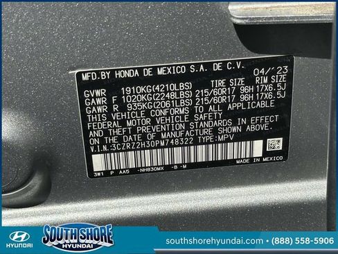 Used 2023 Honda HR-V LX image 19