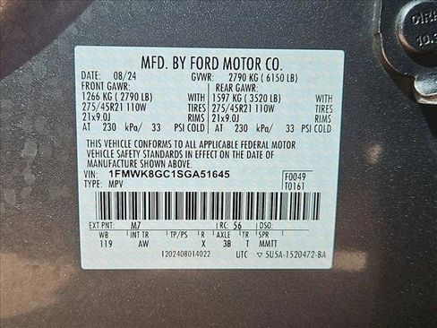 Used 2025 Ford Explorer ST AWD/4WD image 27