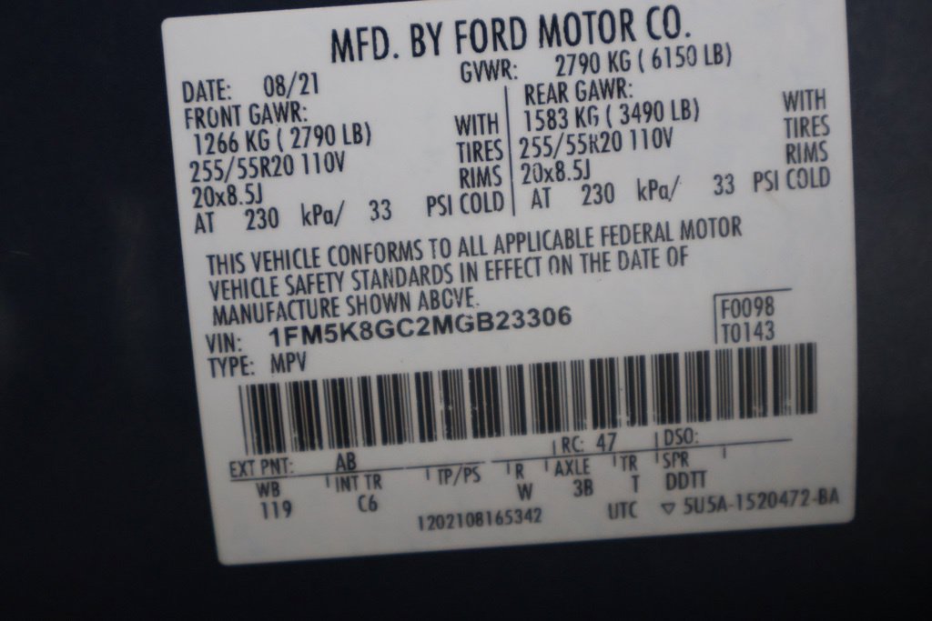 Used 2021 Ford Explorer ST w/ Equipment Group 401A AWD/4WD image 50