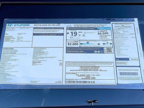 New 2026 Hyundai Palisade XRT Pro image 14