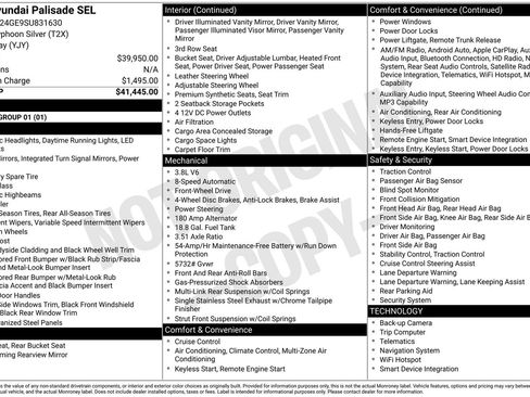 Used 2025 Hyundai Palisade SEL FWD image 48