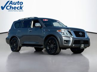 Used 2020 Nissan Armada Platinum w/ Captain's Chairs Package AWD/4WD video 1