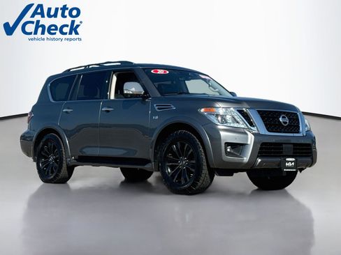 Used 2020 Nissan Armada Platinum w/ Captain's Chairs Package AWD/4WD image 1