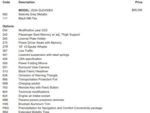 Used 2024 Mercedes-Benz GLE 450e GLE 450e Plug-In Hybrid image 2