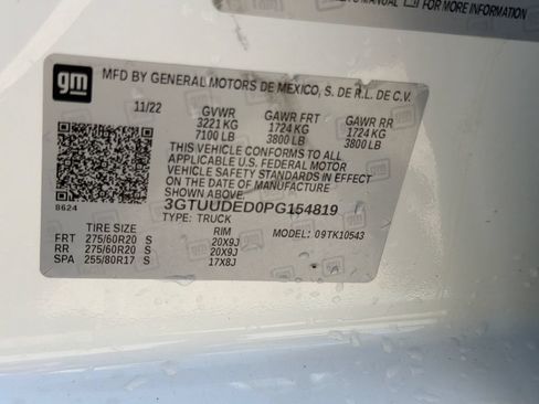 Certified 2023 GMC Sierra 1500 SLT w/ SLT Premium Package AWD/4WD image 31