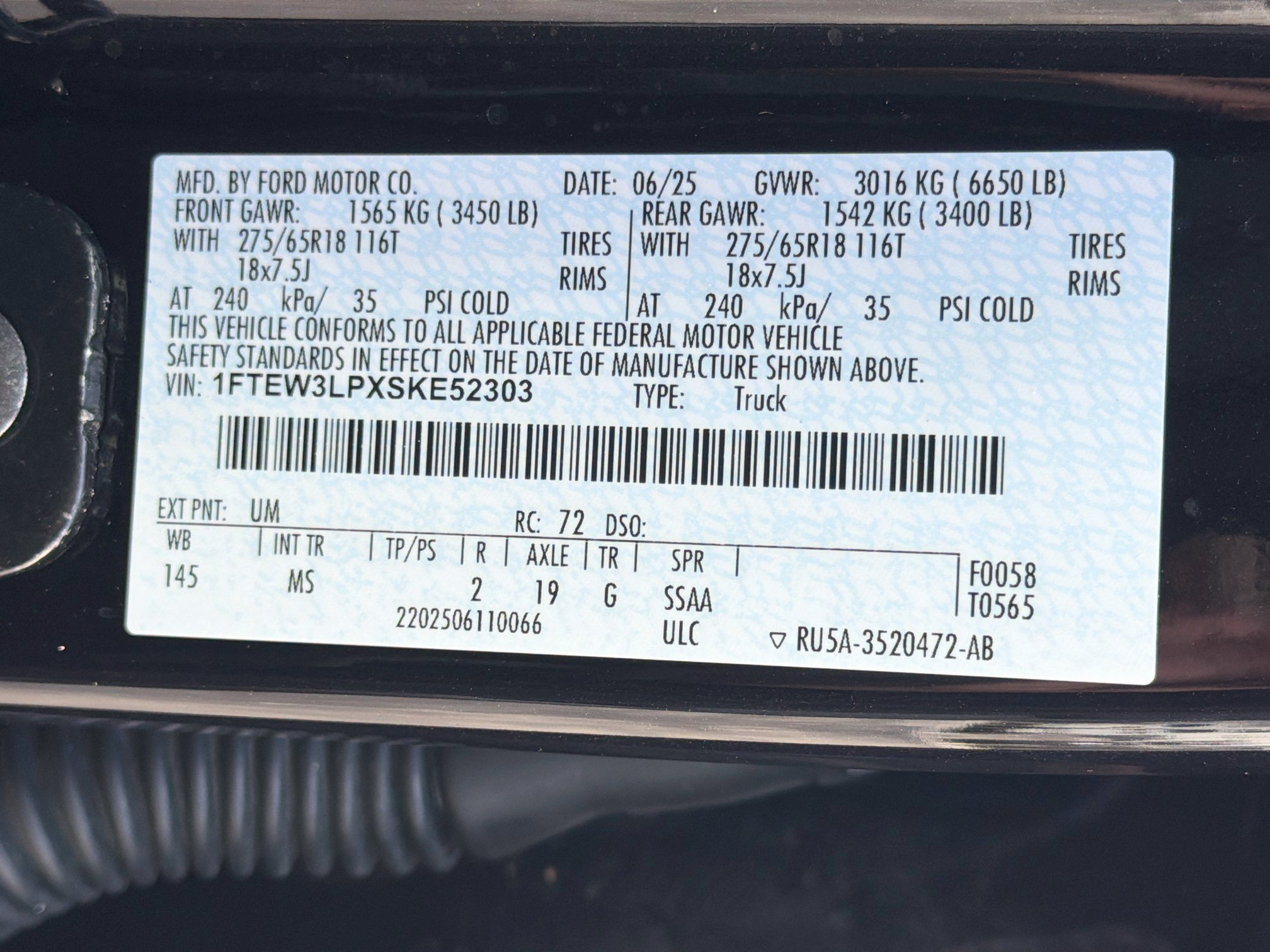 Used 2025 Ford F150 XLT w/ Equipment Group 301A Standard AWD/4WD image 41