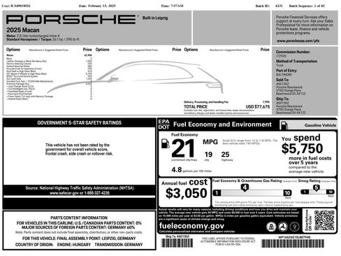 Used 2025 Porsche Macan image 48