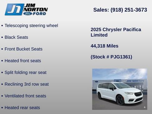 Used 2025 Chrysler Pacifica Limited image 42