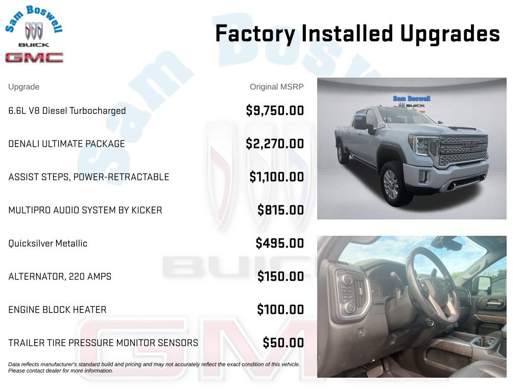 Used 2021 GMC Sierra 2500 Denali w/ Denali Ultimate Package AWD/4WD image 4
