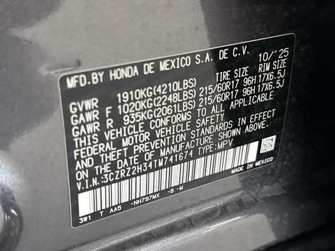 Used 2026 Honda HR-V LX image 28