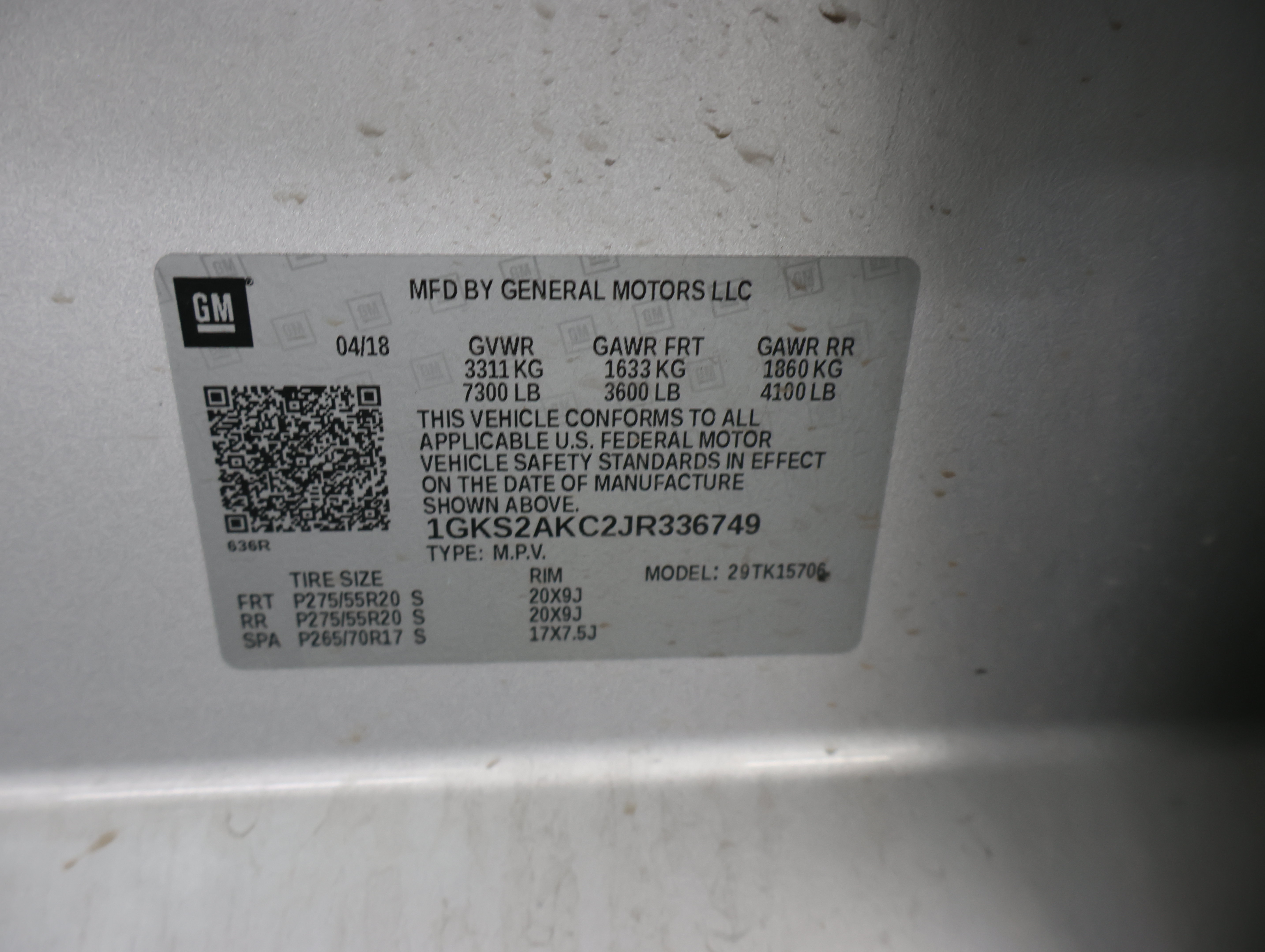 Used 2018 GMC Yukon SLE w/ SLE Value Package AWD/4WD image 61