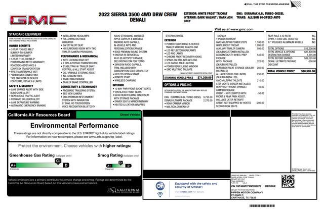 Used 2022 GMC Sierra 3500 Denali w/ Denali Ultimate Package AWD/4WD image 59