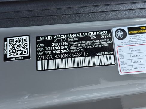 Used 2022 Mercedes-Benz G 63 AMG Squared image 55