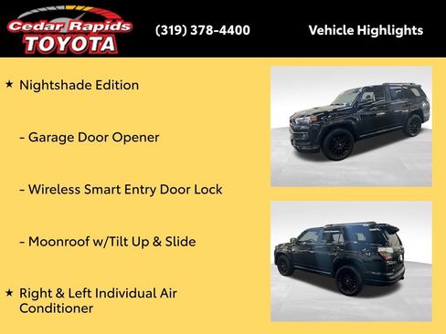 Certified 2020 Toyota 4Runner Nightshade image 36