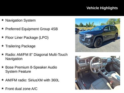 Certified 2023 GMC Acadia AT4 w/ Trailering Package image 7