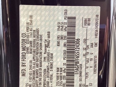 New 2025 Ford Mustang GT Premium image 64