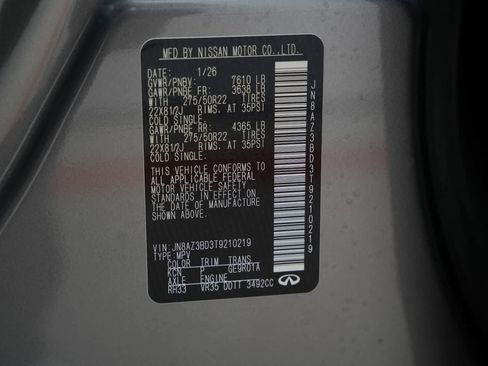 New 2026 INFINITI QX80 Luxe RWD image 27