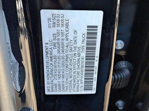 New 2026 Honda Ridgeline RTL image 17