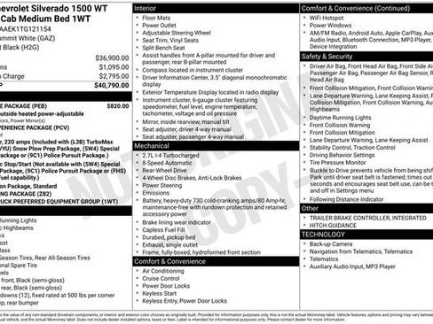 New 2026 Chevrolet Silverado 1500 W/T w/ WT Value Package image 4