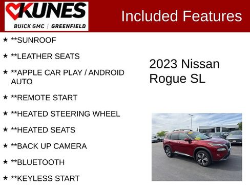 Used 2023 Nissan Rogue SL AWD/4WD image 2