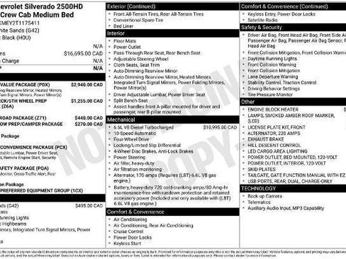 New 2026 Chevrolet Silverado 2500 Custom w/ Custom Value Package AWD/4WD image 24