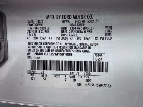 Used 2021 Ford Transit Connect XL image 45