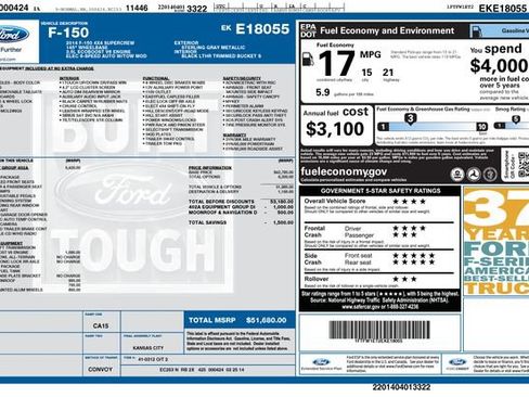 Used 2014 Ford F150 FX4 w/ Equipment Group 402A Luxury AWD/4WD image 2