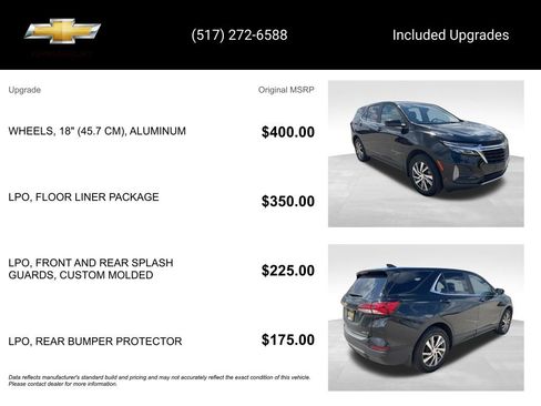 Certified 2024 Chevrolet Equinox LT w/ LPO, Floor Liner Package image 15