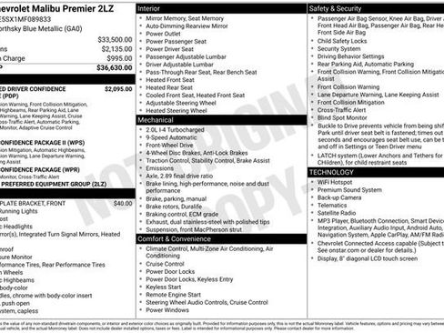 Used 2021 Chevrolet Malibu Premier FWD image 14