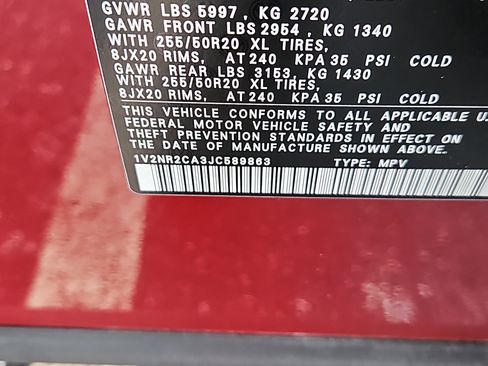 Used 2018 Volkswagen Atlas SEL Premium image 7