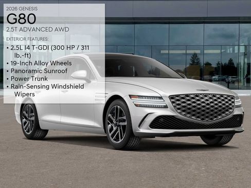 New 2026 Genesis G80 2.5T Advanced image 3