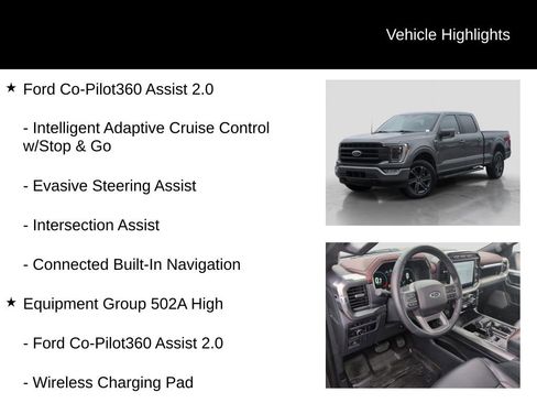 Used 2023 Ford F150 Lariat w/ Equipment Group 502A High image 6