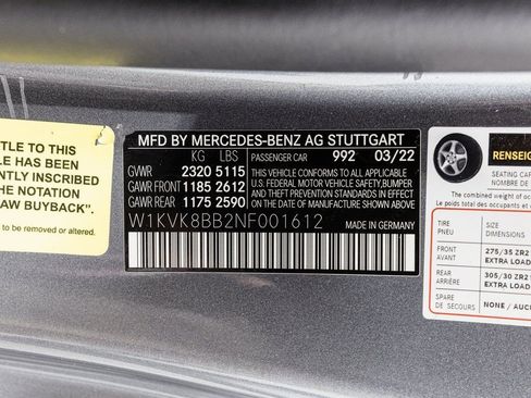 Used 2022 Mercedes-Benz SL 63 AMG SL 63 AMG image 42