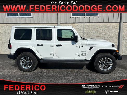 Used 2021 Jeep Wrangler Unlimited Sahara AWD/4WD image 1
