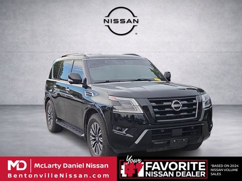 Used 2021 Nissan Armada SL w/ Midnight Edition Package RWD image 1