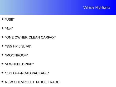 Used 2021 Chevrolet Tahoe Z71 w/ Luxury Package AWD/4WD image 7
