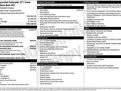 Certified 2024 Chevrolet Colorado Z71 w/ Z71 Convenience Package 2 AWD/4WD image 2