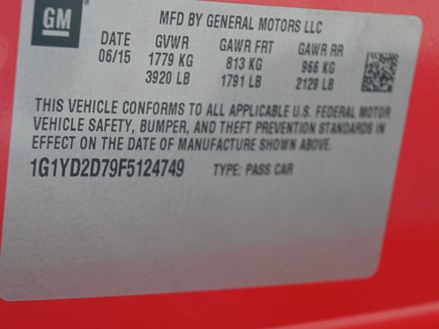 Used 2015 Chevrolet Corvette Stingray Coupe w/ 2LT Preferred Equipment Group RWD image 34
