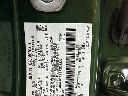 Used 2025 Ford Bronco Sport Badlands w/ Badlands Tech Package AWD/4WD image 14